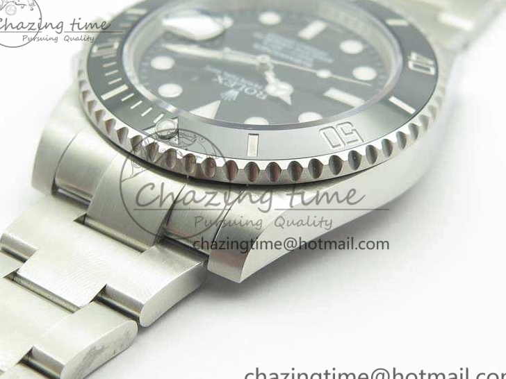 Ceramic On Best A2836 1:1 Black VRF Edition Submariner 116610LN SS Bracelet 0203